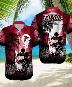 Atlanta Falcons NFL Team Logo Baby Yoda Hawaiian Shirt