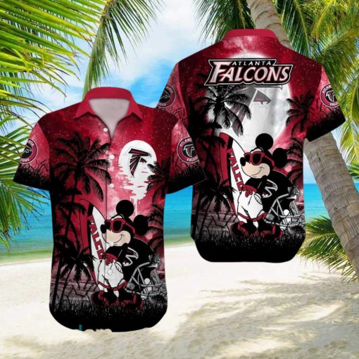 Atlanta Falcons NFL Team Logo Baby Yoda Hawaiian Shirt