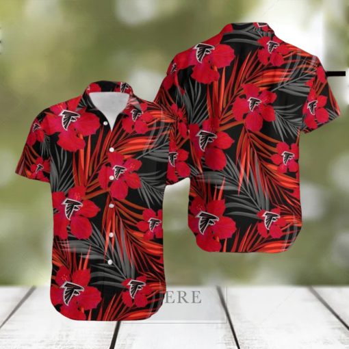 Atlanta Falcons New Design 3D Flower Hawaiian Shirt For Men Women