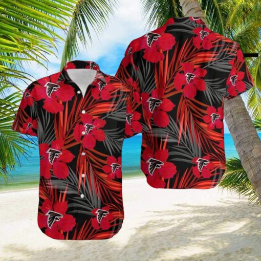 Atlanta Falcons New Design 3D Flower Hawaiian Shirt For Men Women