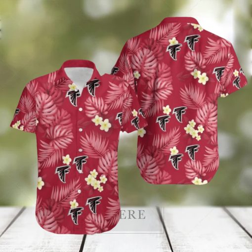 Atlanta Falcons New Style 3D Flower Hawaiian Shirt For Men Women