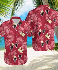 Atlanta Falcons New Style 3D Flower Hawaiian Shirt For Men Women