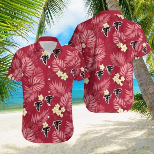 Atlanta Falcons New Style 3D Flower Hawaiian Shirt For Men Women