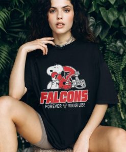 Atlanta Falcons Snoopy Forever Win Or Lose Shirt