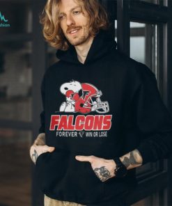 Atlanta Falcons Snoopy Forever Win Or Lose Shirt