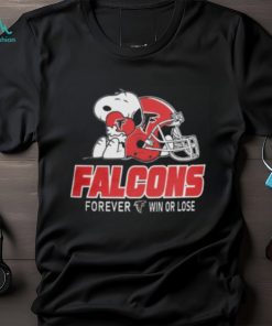 Atlanta Falcons Snoopy Forever Win Or Lose Shirt