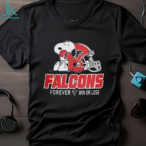 Atlanta Falcons Snoopy Forever Win Or Lose Shirt
