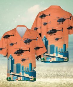 Atlanta Police Helicopter 3D Hawaiian Shirt Summer Holiday Gift For Men And Women