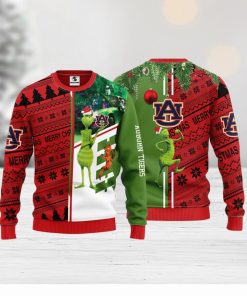 Auburn Tigers Grinch & Scooby doo Christmas Ugly Sweater 1