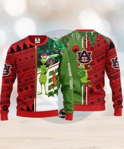 Auburn Tigers Grinch & Scooby doo Christmas Ugly Sweater 1