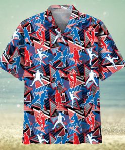 Ausie Football Rules Abstract Sporty Pattern Hawaiian Shirt