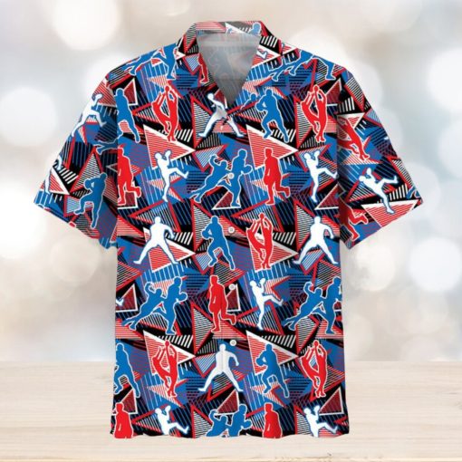 Ausie Football Rules Abstract Sporty Pattern Hawaiian Shirt