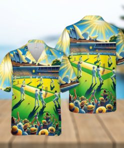 Australia Day Cricket Hawaiian Shirt