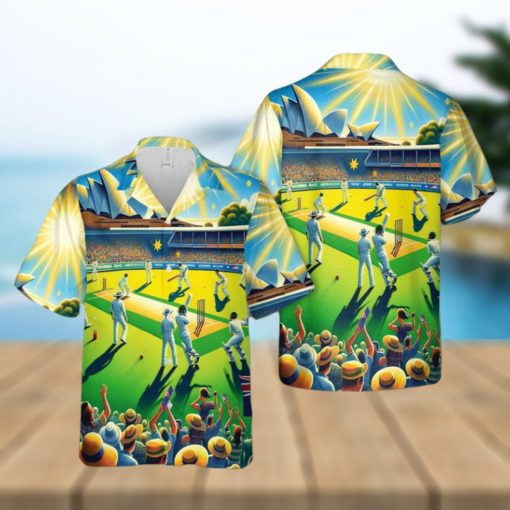 Australia Day Cricket Hawaiian Shirt