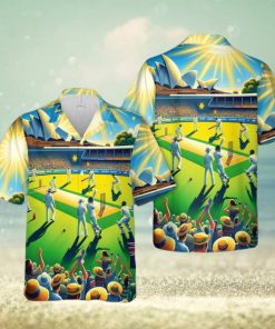 Australia Day Cricket Hawaiian Shirt