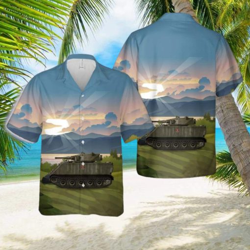 Australian Army M113A1 FSVAlvis Saladin turret Hawaiian Shirt