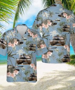 Australian Army M1A1 Abrams Main Battle Tank Hawaiian Shirt