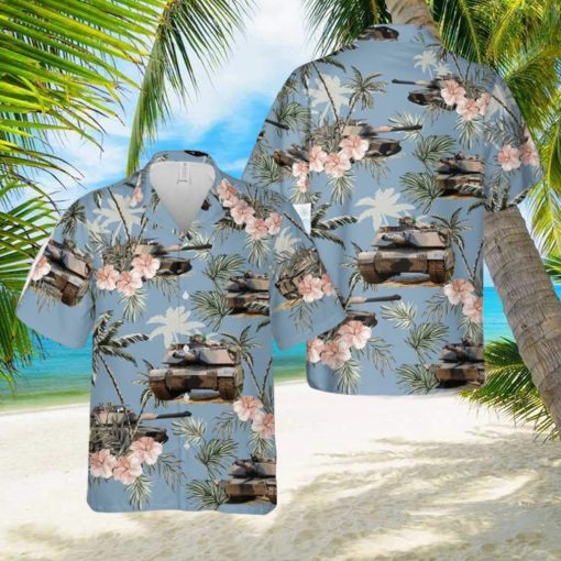 Australian Army M1A1 Abrams Main Battle Tank Hawaiian Shirt