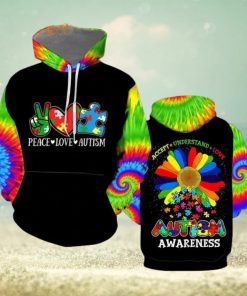 Autism Awareness Choose Kindness Cool 3d All Over Print Hoodie