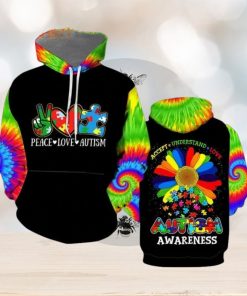 Autism Awareness Choose Kindness Cool 3d All Over Print Hoodie
