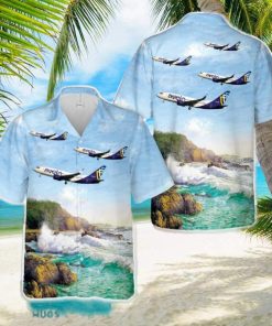 Avelo Airlines Boeing 737 7H4 Hawaiian Shirt