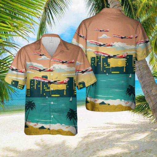 Avianca Colombia Boeing 747 124 Hawaiian Shirt