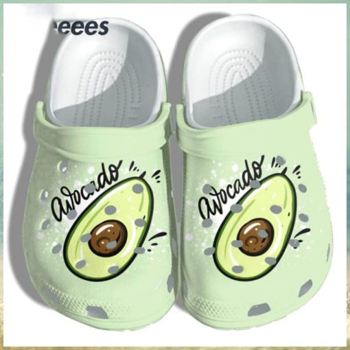 Avocado Cute Funny Clogs