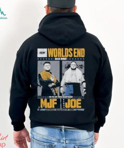 Awesome Aew worlds end 2023 matchup – mjf vs samoa joe shirt, hoodie, sweater, long sleeve and tank top Awesome Aew worlds end 2023 matchup – mjf vs samoa joe shirt