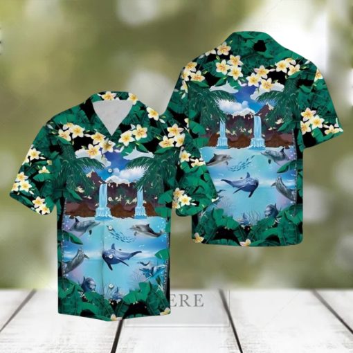 Awesome Dolphin Aloha Hawaiian Shirt Summer Gift