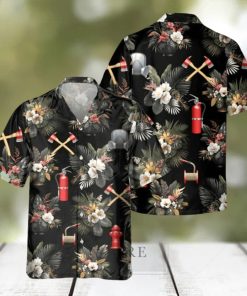 Awesome Firefighter AOP Pocket Hawaiian Shirt M030823HAWIN8AFIREZ6 hawaiian shirt