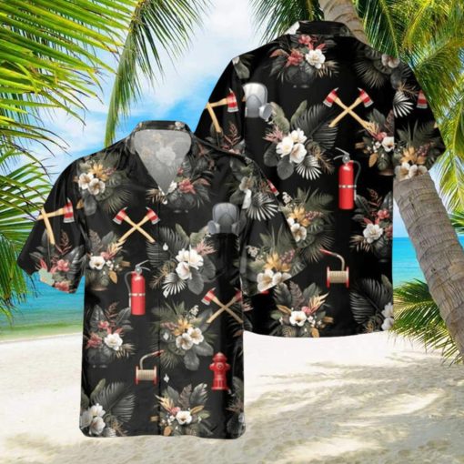 Awesome Firefighter AOP Pocket Hawaiian Shirt M030823HAWIN8AFIREZ6 hawaiian shirt