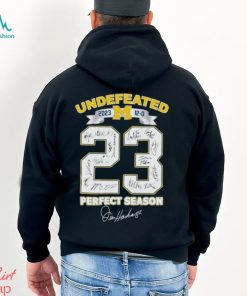 Awesome Michigan Wolverines Undefeated 2023 12 0 23 Perfect Season Signatures shirt, hoodie, sweater, long sleeve and tank top Awesome Michigan Wolverines Undefeated 2023 12 0 23 Perfect Season Signatures shirt