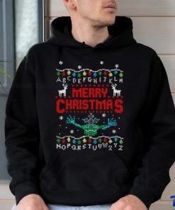 Awesome Upside Down Stranger Things merry Christmas shirt