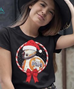 BB 8 Star Wars Rise of Skywalker Mad Engine Youth Candy Cane T Shirt
