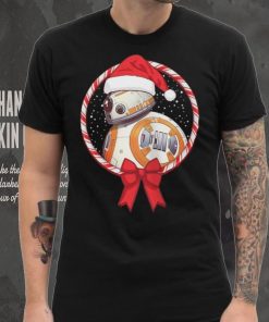 BB 8 Star Wars Rise of Skywalker Mad Engine Youth Candy Cane T Shirt
