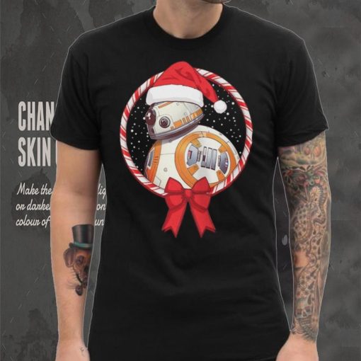 BB 8 Star Wars Rise of Skywalker Mad Engine Youth Candy Cane T Shirt