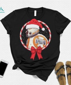 BB 8 Star Wars Rise of Skywalker Mad Engine Youth Candy Cane T Shirt
