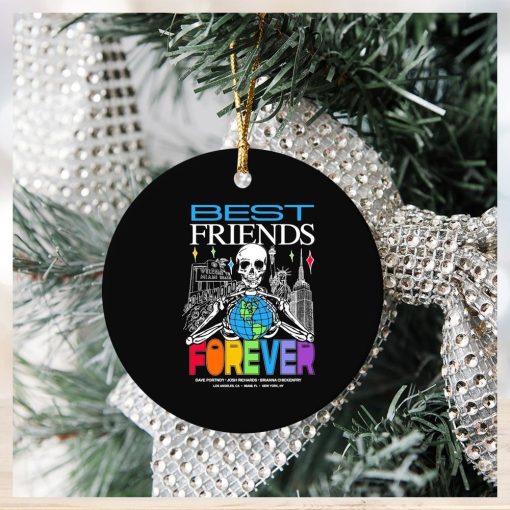BFFS Globe Skeleton Ornament Christmas