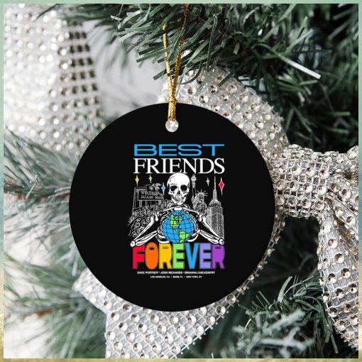 BFFS Globe Skeleton Ornament Christmas
