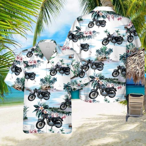 BSA A65 Thunderbolt 650cc 1964 Aloha Hawaiian Shirt Beach Gift Short Sleeve Shirt