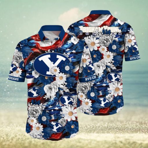 BYU Cougars NCAA3 Hawaii Shirt Independence Day