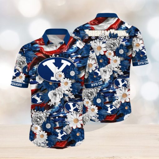 BYU Cougars NCAA3 Hawaii Shirt Independence Day