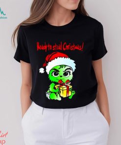 Baby Grinch Santa Ready To Steal Christmas Shirt