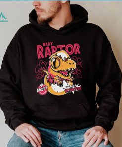 Baby Raptor Fight the extinction Adopt a raptor Illustration t shirt