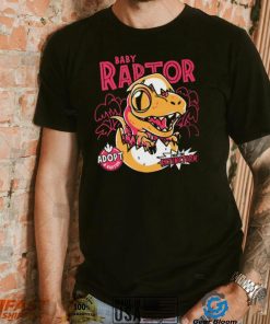 Baby Raptor Fight the extinction Adopt a raptor Illustration t shirt