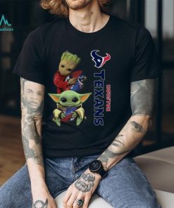 Baby Yoda And Groot Hug Houston Texans Shirt, hoodie, sweater, long sleeve and tank top Baby Yoda And Groot Hug Houston Texans Shirt