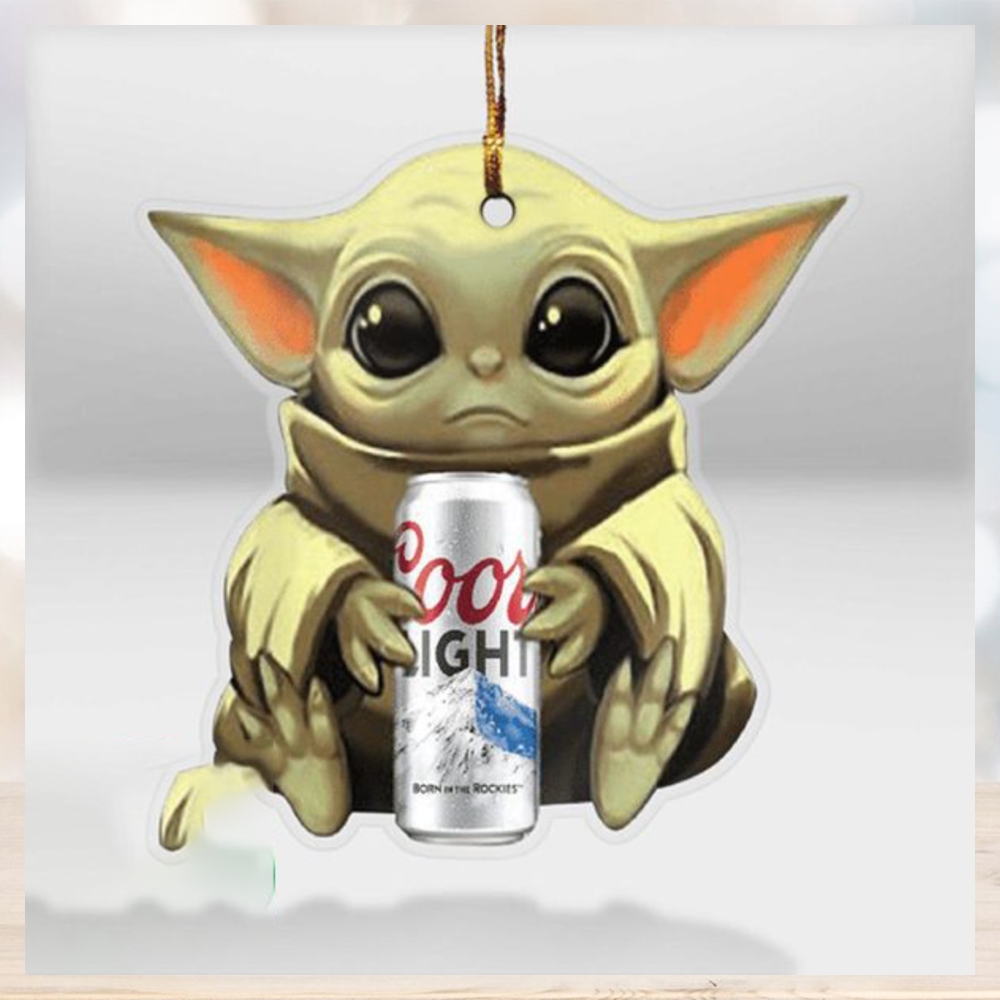 Baby Yoda Hug Coors Light For Beer Lovers 2023 Christmas Star Wars Gift Ornament Baby Yoda Hug Coors Light For Beer Lovers 2023 Christmas Star Wars Gift Ornament