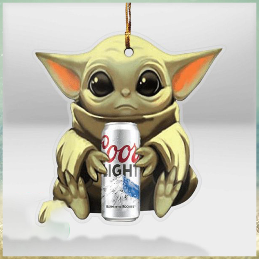 Baby Yoda Hug Coors Light For Beer Lovers 2023 Christmas Star Wars Gift Ornament Baby Yoda Hug Coors Light For Beer Lovers 2023 Christmas Star Wars Gift Ornament
