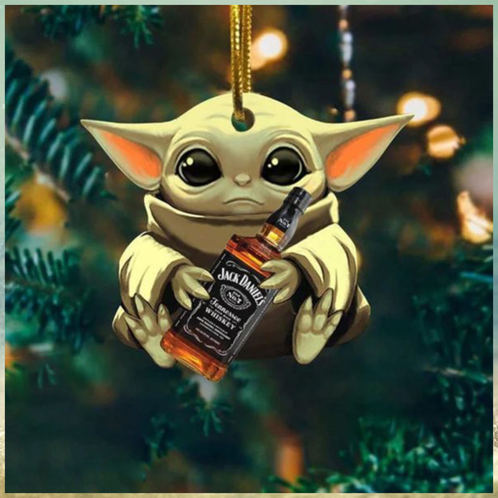 Baby Yoda Hug Jack Daniels For Whiskey Lovers 2023 Christmas Star Wars Gift Ornament Baby Yoda Hug Jack Daniels For Whiskey Lovers 2023 Christmas Star Wars Gift Ornament