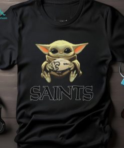 Baby Yoda Hug New Orleans Saints Star War Shirt